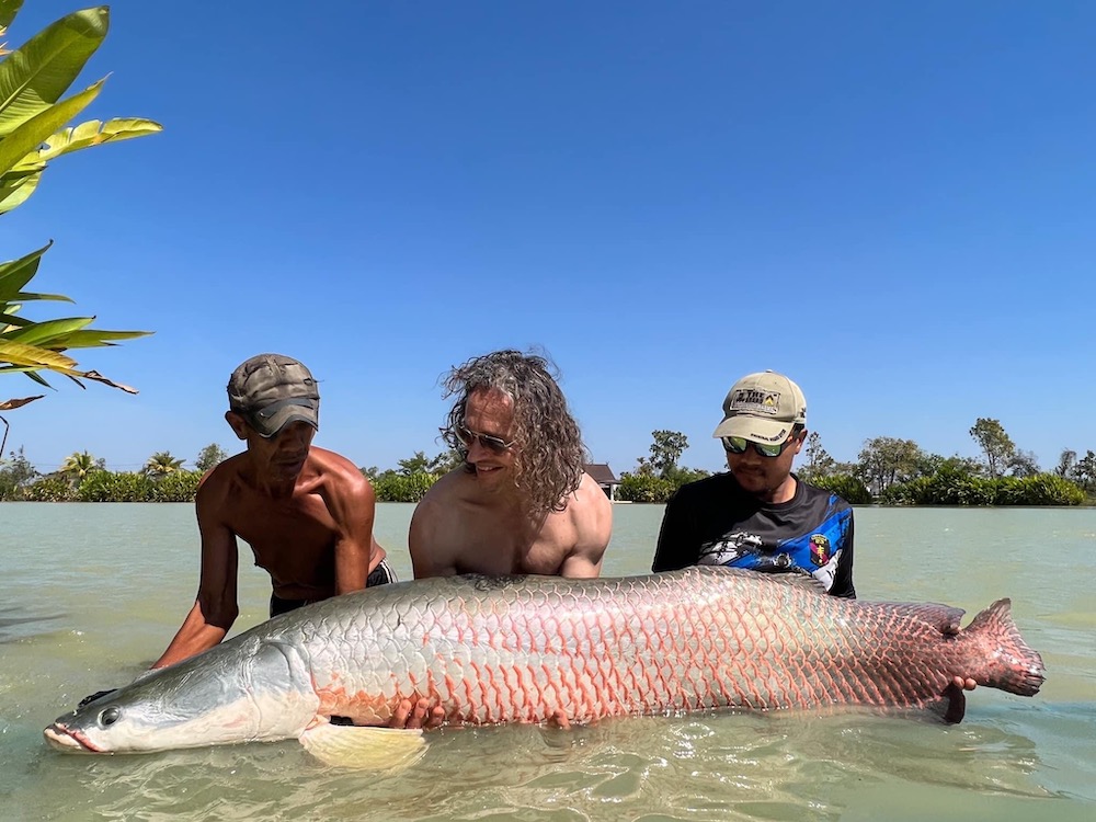 arapaima fishing thailand udon